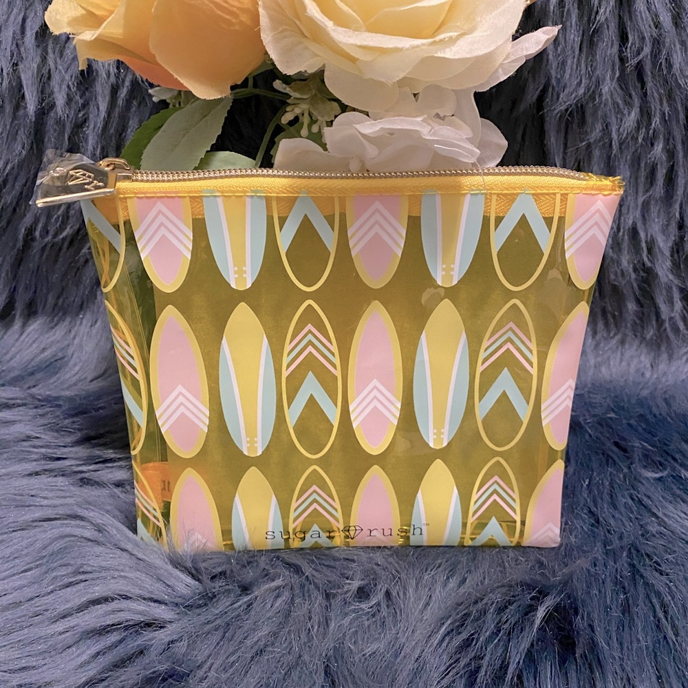 Tarte sugar rush small cosmetic bag. NWT.